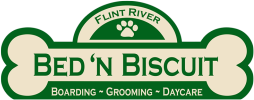 Bed 'n Biscuit. Boarding, grooming, daycare.